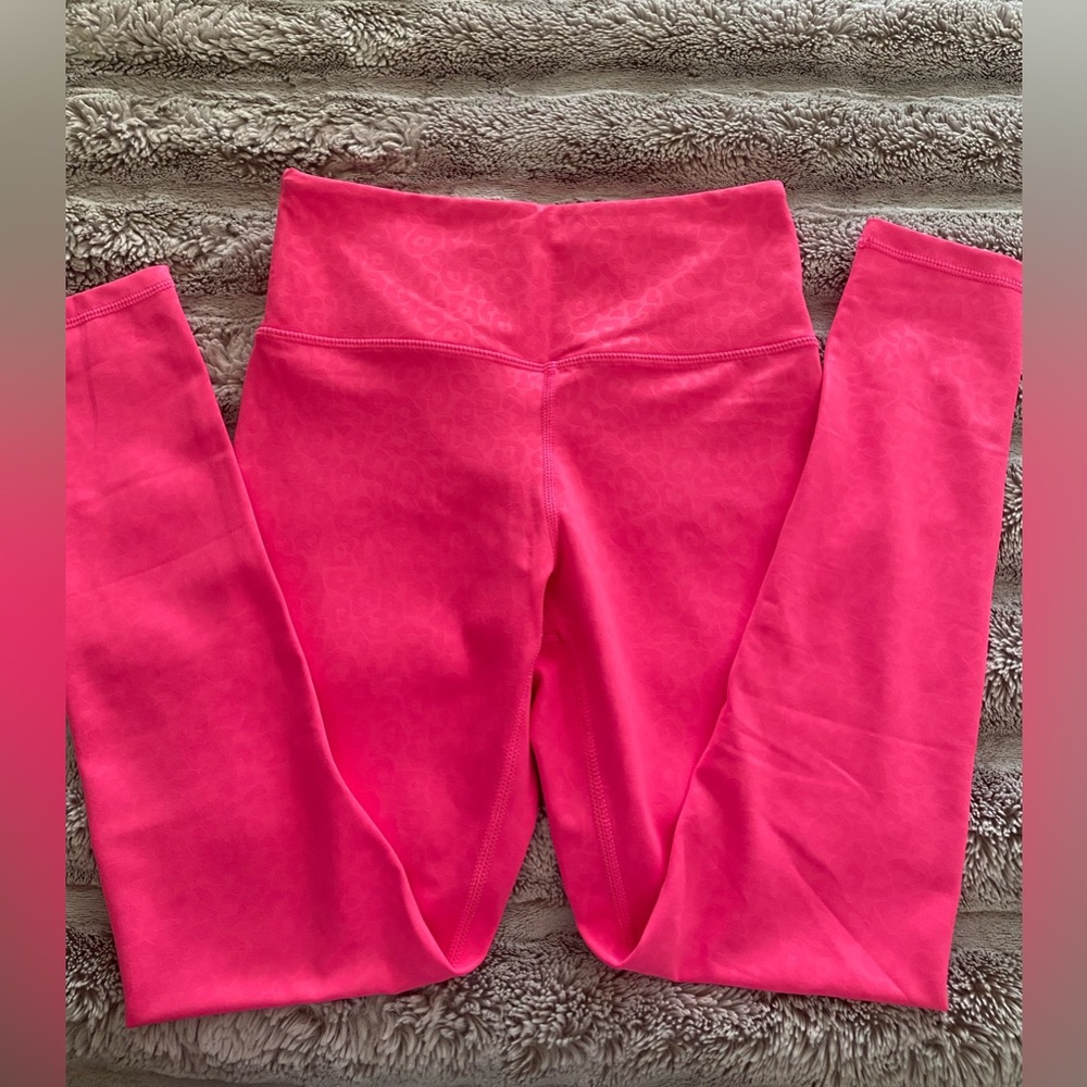 New without tags hot pink Zyia leopard light and tights